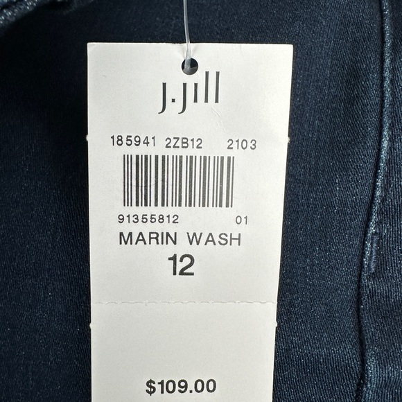 J.Jill women’s denim leggings, size 12 - Picture 3 of 6